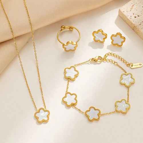 Set Dorato con Perle